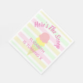 Hier is de Scoop Ice Cream Summer Birthday Servet (Hoek)