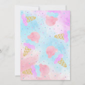 Hier is de Scoop Ice Cream Verjaardag Kaart (Achterkant)