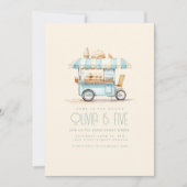 Hier is de Scoop Ice Cream verjaardagsuitnodiging Kaart (Voorkant)