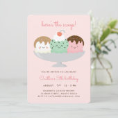 Hier is de scoop kaart (Staand voorkant)