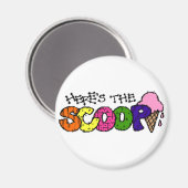 Hier is de Scoop Magnet (Voorkant / Achterkant)