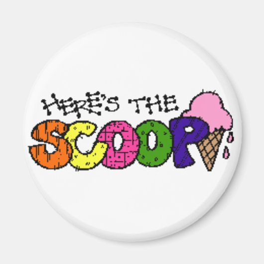 Hier is de Scoop Magnet (Voorkant)