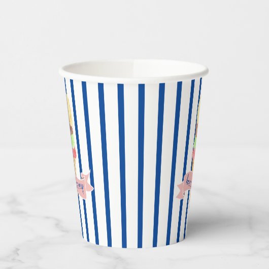 Hier is de Scoop Paper cup Papieren Bekers (Links)