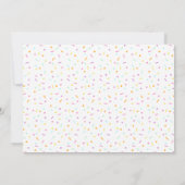 Hier is de Scoop Pink Gold Ice Cream Birthday Kaart (Achterkant)