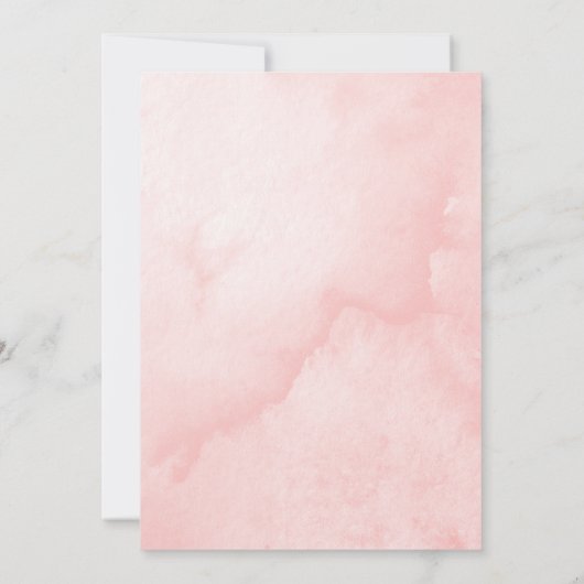 Hier is de scoop! Roze Ijsje Verjaardagsfeest Kaart (Achterkant)