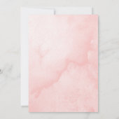 Hier is de scoop! Strawberry Ice Cream Baby shower Kaart (Achterkant)