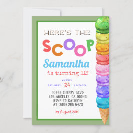 Hier is de uitnodiging van de Scoop Ice Cream op z