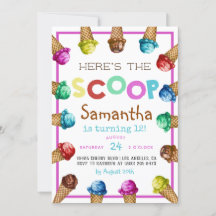 Hier is de uitnodiging van de Scoop Ice Cream op z