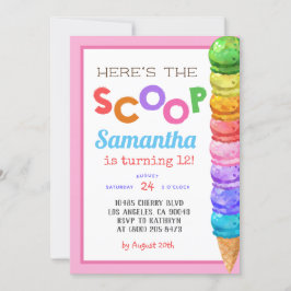 Hier is de uitnodiging van de Scoop Ice Cream op z