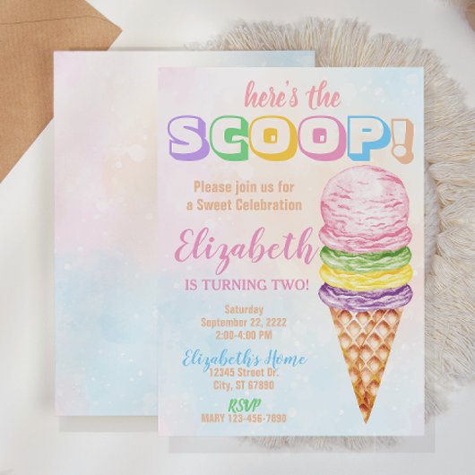 Hier is de uitnodiging van de Scoop Ice Cream op z