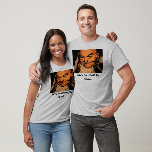 Hier is de vader... t-shirt (Unisex)