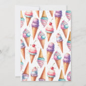 Hier is de verjaardag van het Scoop Ice Cream Kaart (Achterkant)