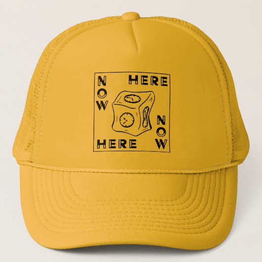 Hier is Dice Modern Cadeau Moment Trucker Hat Trucker Pet (Voorkant)