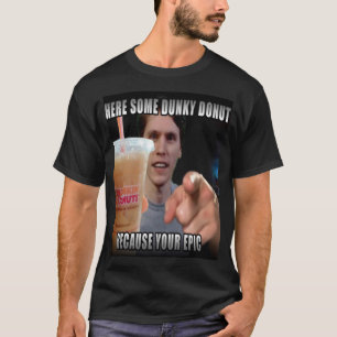 HIER IS EEN DONKY DONUT - JERMA FUNNY Essential T- T-shirt