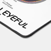 Hier is een Eyeful Eye Anatomy Geek Humor Bureaumat (Hoek)