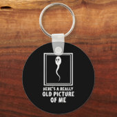 Hier is een heel oud Afbeelding van mij Funny Sper Sleutelhanger (Voorkant)