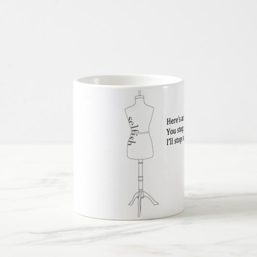 "Hier is een ideale" Mok (Center)