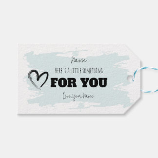 Hier is een klein cadeautje bijgevoegd kaartje cadeaulabel
