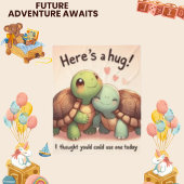 Hier is een knuffel, Schattige fleecedeken voor mo Fleece Deken