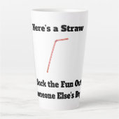 Hier is een Straw Latte Mok (Voorkant)