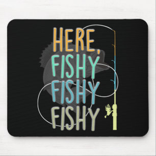 Hier is Fishy Fisherman Viste Rod Fish Vissen Sayi Muismat