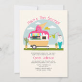 Hier is het Baby shower van de Scoop Ice Cream Cam Kaart (Voorkant)