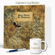 Hier is het logboek van de kapitein van de Dragons