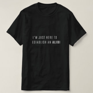 Hier is het Mannen T-shirt
