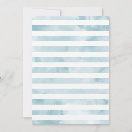 Hier is het Scoop Ice Cream Boy Baby shower Kaart (Achterkant)