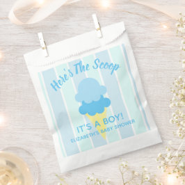 Hier is het Scoop Ice Cream Summer Baby shower Bedankzakje