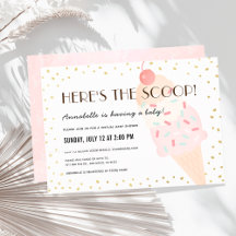 Hier is het Scoop Ice Cream Virtual Baby shower