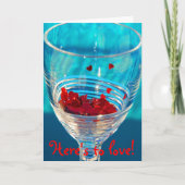 Hier is houden van! feestdagen kaart (Voorkant)