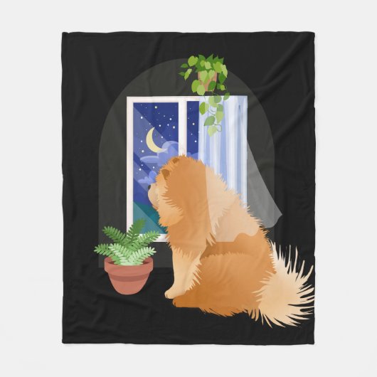 HIER IS IETS WAAR KHOEK-deken zwart zijn Fleece Deken (Voorkant)