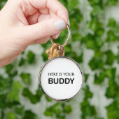 Hier is je buddy minimalistische sleutelhanger (Hand)