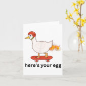 Hier is je ei _1 kaart (Gele Bloem)