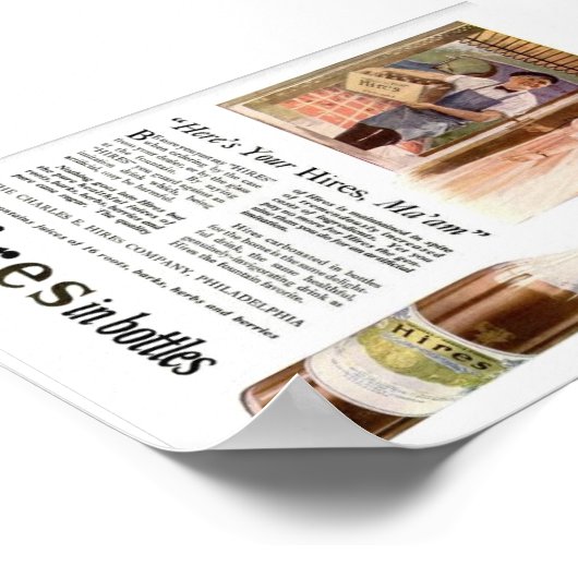 Hier is je hielen poster (Hoek)