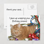 Hier is je kaart (Voorkant / Achterkant)