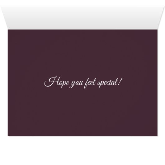 Hier is je Kaart dag (Binenzijde Horizontaal (Onderkant))