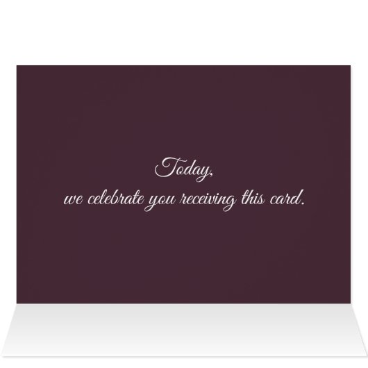 Hier is je Kaart dag (Binnen Horizontaal (Boven))