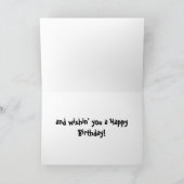 Hier is Lookin bij jou, Dragon Birthday Kaart (Binnen)