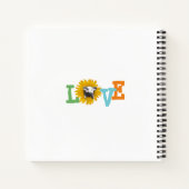 Hier is mijn LOVE van Sunflower Piggy Notitieboek (Achterkant)
