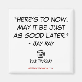 Hier is nu bier donderdag magneet