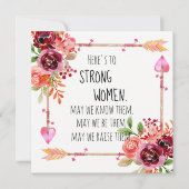 Hier is om sterke vrouwen citeren Tribal Arrow Flo (Voorkant)