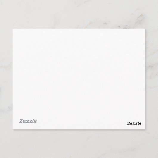 Hier is om sterke vrouwen Waterverf Floral Clemati Briefkaart (Achterkant)