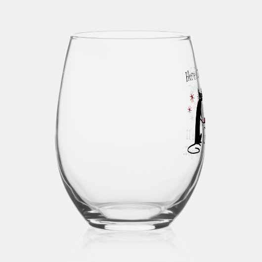 Hier is op de Nights Friends Toast Wijnglas Zonder Voet (Rechts)