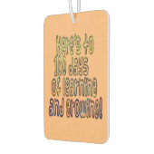 Hier is tot 100 dagen leren en groeien! luchtverfrisser (Links)