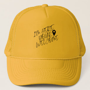 Hier is uw welkom trucker pet
