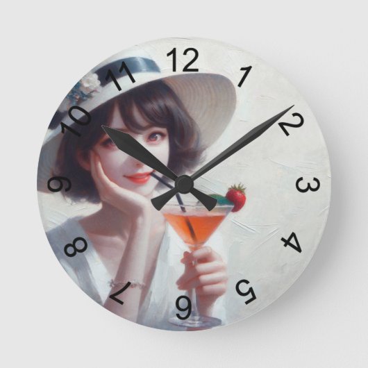 Hier is voor jou! ronde klok (Voorkant)