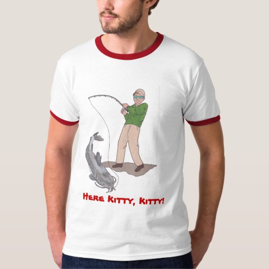 Hier Kat Catfish T-Shirt (Voorkant)