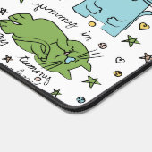 Hier Kat Kat Desk Mat (Hoek)